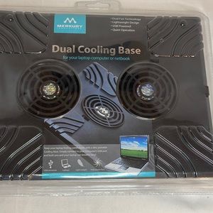 Mercury daul cooling base for laptops or netbook
